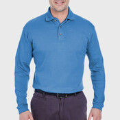 Men's Egyptian Interlock Long-Sleeve Polo