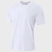 Men's Shorts Sleeve Spun Poly T-Shirt