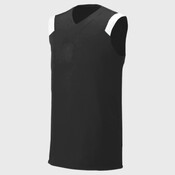 Youth Moisture Management V Neck Muscle Shirt