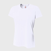 Ladies' Shorts Sleeve Spun Poly T-Shirt