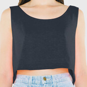 Ladies' Poly-Cotton Loose Crop Tank Top