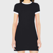 Ladies' Poly-Cotton Ringer T-Shirt Dress