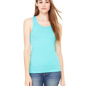 Ladies' Sheer Mini Rib Racerback Tank