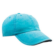 Adult Solid Low-Profile Sandwich Trim Twill Cap