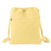 Cotton Canvas Drawstring Backpack