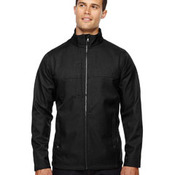 Men's City Textured Three-Layer Fleece Bonded Soft Shell Jacket