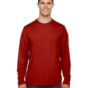 Men's Agility Performance Long-Sleeve Piqué Crewneck