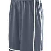 Adult Wicking Polyester Shorts with Mesh Inserts