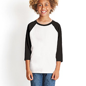 Youth CVC 3/4-Sleeve Raglan