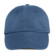 6-Panel Brushed Twill Cap