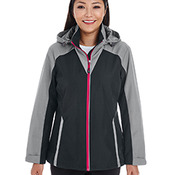 Ladies' Embark Interactive Colorblock Shell with Reflective Printed Panels