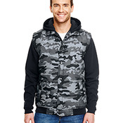 Adult Fleece Sleeved Puffer Vest