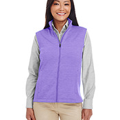 Ladies' Newbury Mélange Fleece Vest