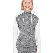 Ladies' Colorblock Cosmic Hooded Sweatshirt