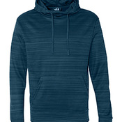 Adult Odyssey Striped Poly Fleece Pullover Hood