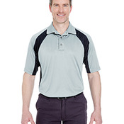 Adult Cool & Dry Sport Performance Colorblock Interlock Polo