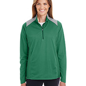 Ladies' Command Colorblock Snag Protection Quarter-Zip