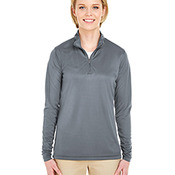 Ladies' Cool & Dry Sport Performance Interlock Quarter-Zip Pullover