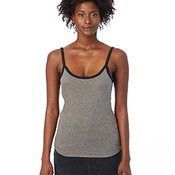 Ladies' Ringer Vintage Jersey Cami Tank Top