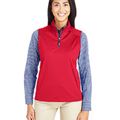 Ladies' Techno Lite Three-Layer Knit Tech-Shell Quarter-Zip Vest