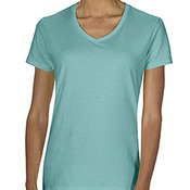 Ladies' Midweight V-Neck T-Shirt