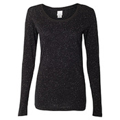 Ladies' Glitter Long-Sleeve T-Shirt