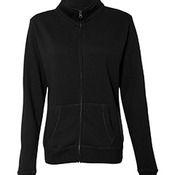 Ladies Sueded Fleece Full Zip Jacket