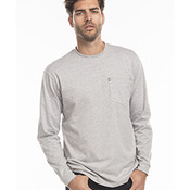 Men's USA Made Flame Resistant Long-Sleeve Pocket T-Shirt